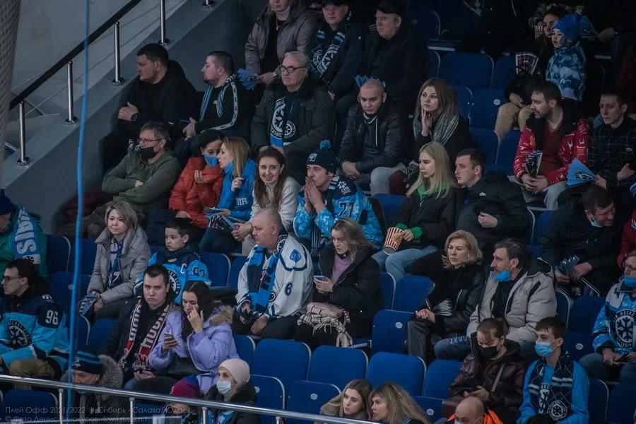 Фото «Сибирь» одолела «Салават Юлаев» в третьем матче плей-офф: как это было 4